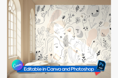 Wall paper Interior mockup Product Image 1