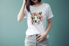 Sublimation design, Watercolor Boho Dogs, PNG Product Image 2