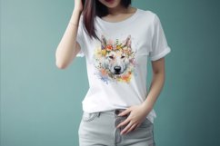 Sublimation design, Watercolor Boho Dogs, PNG Product Image 2