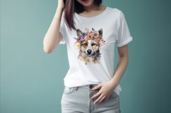 Sublimation design, Watercolor Boho Dogs, PNG Product Image 2