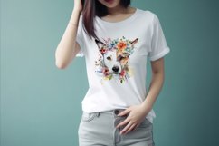 Sublimation design, Watercolor Boho Dogs, PNG Product Image 2