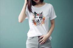 Sublimation design, Watercolor Boho Dogs, PNG Product Image 2