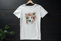 Sublimation design, Watercolor Boho Dogs, PNG Product Image 3