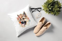 Sublimation design, Watercolor Boho Dogs, PNG Product Image 4