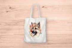 Sublimation design, Watercolor Boho Dogs, PNG Product Image 5