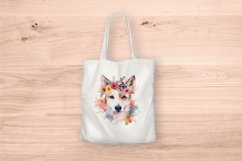 Sublimation design, Watercolor Boho Dogs, PNG Product Image 5