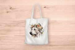 Sublimation design, Watercolor Boho Dogs, PNG Product Image 5