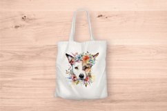 Sublimation design, Watercolor Boho Dogs, PNG Product Image 5