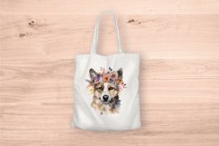 Sublimation design, Watercolor Boho Dogs, PNG Product Image 5