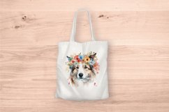 Sublimation design, Watercolor Boho Dogs, PNG Product Image 5