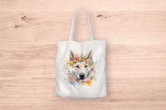 Sublimation design, Watercolor Boho Dogs, PNG Product Image 5