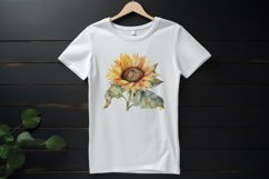Sublimation design, Watercolor Sunflower, PNG file Product Image 3