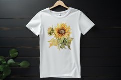 Sublimation design, Watercolor Sunflower, PNG file Product Image 3