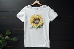 Sublimation design, Watercolor Sunflower, PNG file Product Image 3