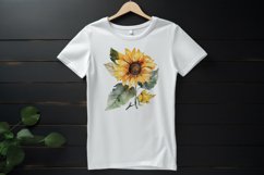 Sublimation design, Watercolor Sunflower, PNG file Product Image 3