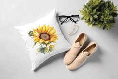 Sublimation design, Watercolor Sunflower, PNG file Product Image 4