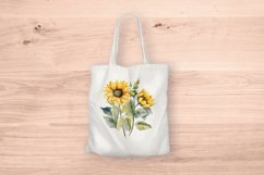 Sublimation design, Watercolor Sunflower, PNG file Product Image 5