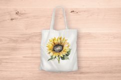 Sublimation design, Watercolor Sunflower, PNG file Product Image 5
