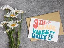 9th Grade Vibes Only Svg | Ninth Grade Dude Svg | 9th Grade Product Image 6