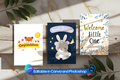 Blank 5x7 card mockup Product Image 1