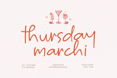 Thursday Marchi - Sticky Note Font Type Product Image 15
