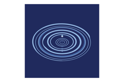 Water droplet causing ripple effect with concentric circles Product Image 1