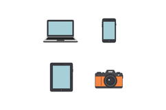 Electronic devices including laptop smartphone tablet and ca Product Image 1