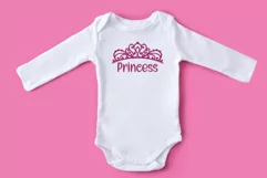 SVG Tiara, PNG Crown, Princess Birthday t-shirt tiara Cricut Product Image 2