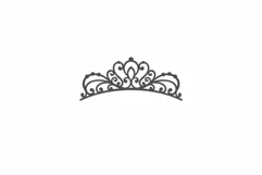 SVG Tiara, PNG Crown, Princess Birthday t-shirt tiara Cricut Product Image 4