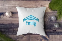 Princess Crown SVG Cricut, Tiara PNG t-shirt design. Product Image 3