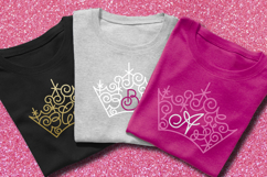 Ornate Magical Tiara Alphabet SVG Set
