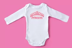 Princess Crown Tiara SVG PNG, Cricut Laser cut files. Product Image 2