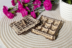 Tic Tac Toe - Laser Cut File, SVG Box with Game field Product Image 2