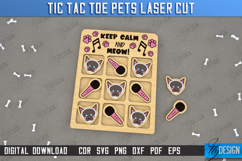 Tic Tac Toe|Classic Game|Noughts and Crosses|Board Game|Pets Product Image 1