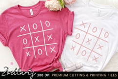 Tic Tac Toe Fun Game SVG Cut file Funny Illustration SVG Product Image 5