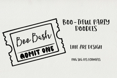 Funny Halloween Line Art Clipart SVG|PNG|EPS, BUNDLE. Product Image 7