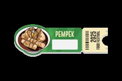 Ticket food festival indonesia cuisine template concept Product Image 2