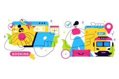 5 Ticket Online Illustration Product Image 3