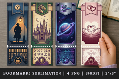Ticket bookmarks printable sublimation bookmark design Product Image 1