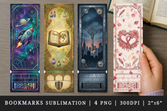 Ticket bookmarks printable sublimation bookmark design Product Image 1