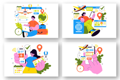 10 Online Ticket Travel Illustration Product Image 3