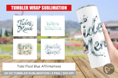 Tidal Blue Affirmations Tumbler Product Image 1