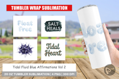 Tidal Blue Affirmations Tumbler Product Image 1