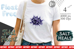 Tidal Blue Affirmations Sublimation Product Image 1