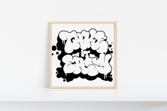 Take It Easy | Graffiti Bubble Typography SVG EPS PNG Design Product Image 2