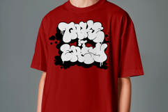 Take It Easy | Graffiti Bubble Typography SVG EPS PNG Design Product Image 4