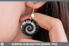 GorgeousTie Dye Round Earrings design.