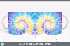 GorgeousTie Dye Mug Wrap design.