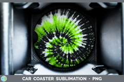 GorgeousTie Dye Car Coaster design.