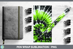 GorgeousTie Dye Pen Wrap design.